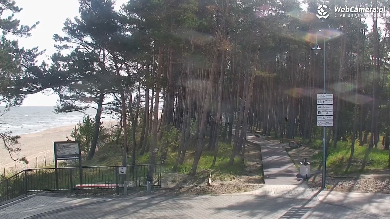 STEGNA  - widok na plażę - 08 maj 2026, 09:17