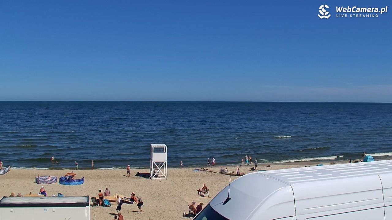 STEGNA  - widok na plażę - 22 czerwiec 2026, 11:11