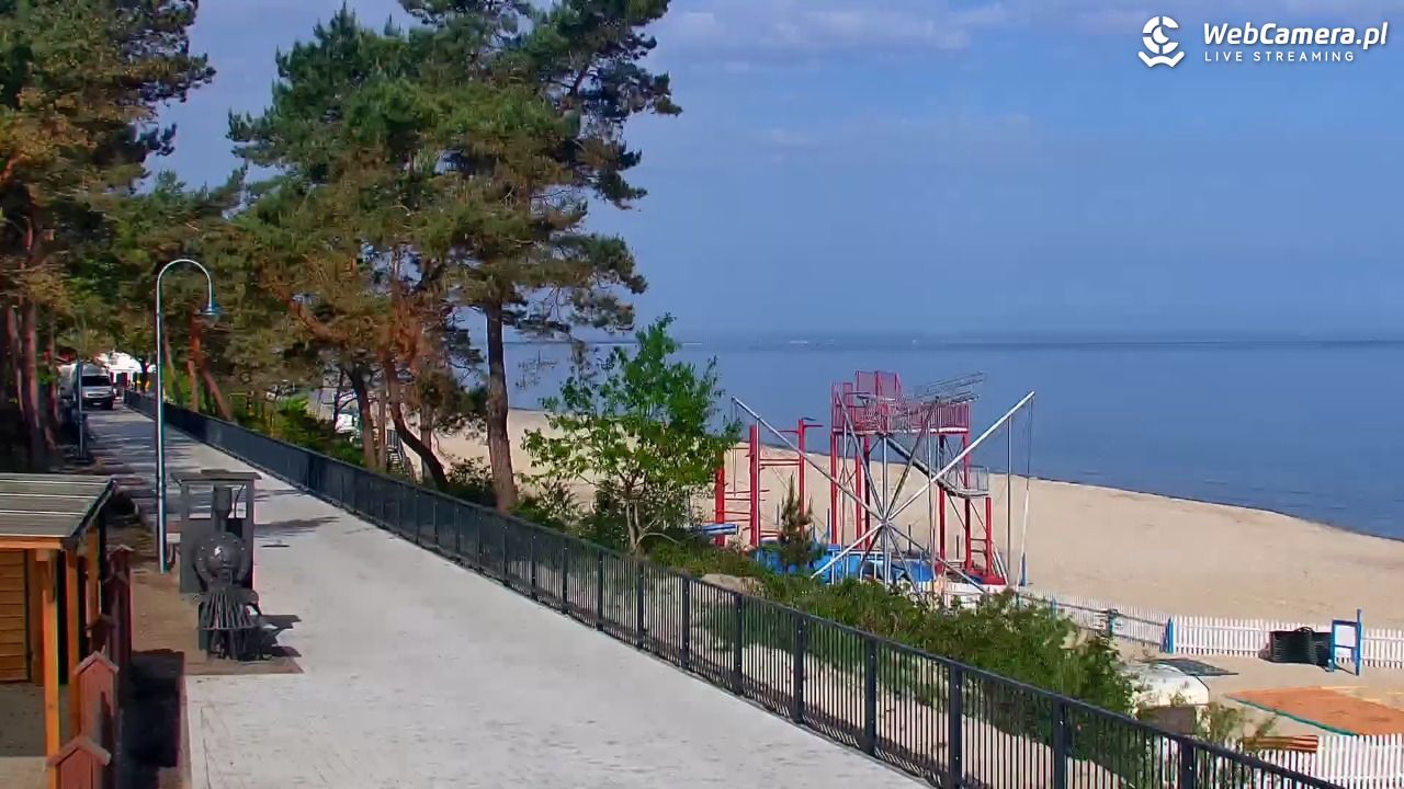 STEGNA  - widok na plażę - 03 czerwiec 2025, 08:22