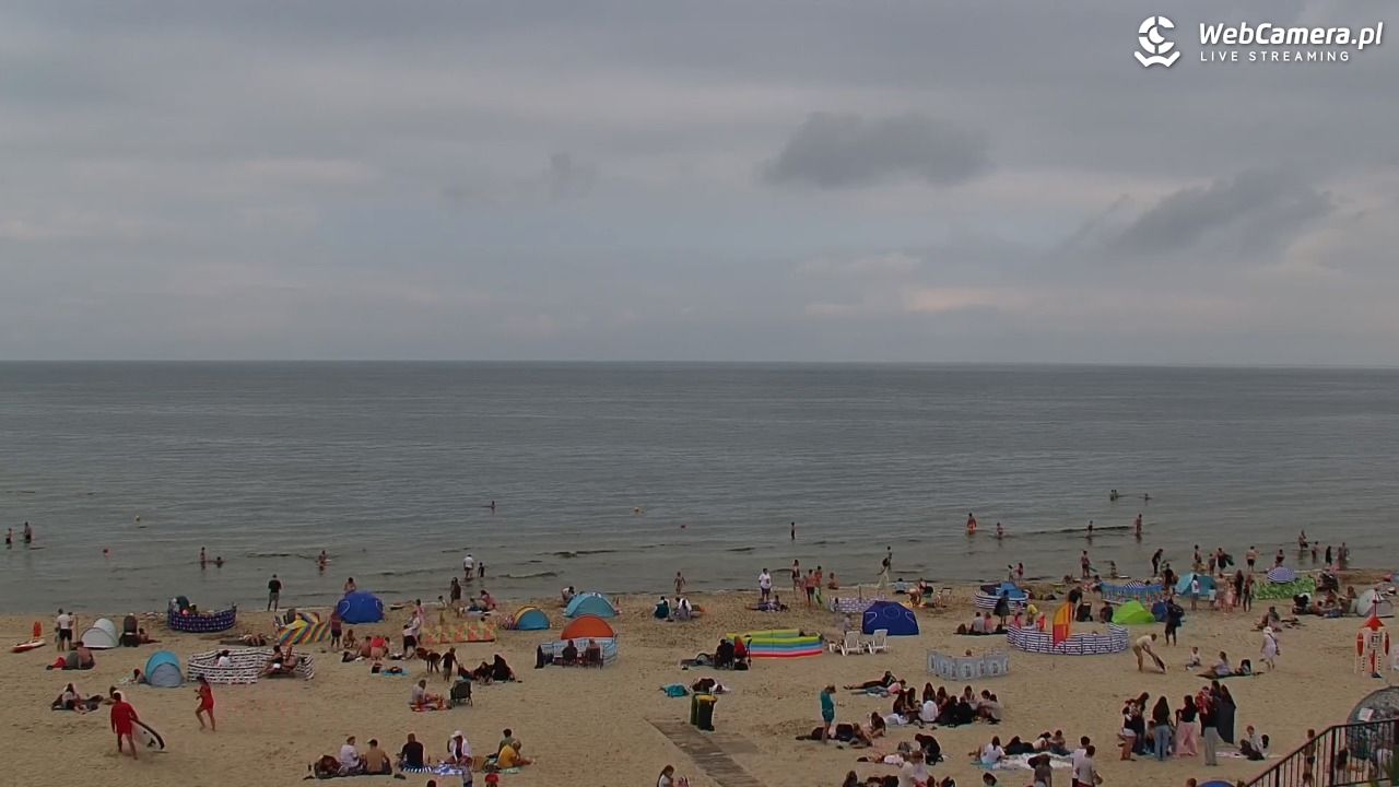 STEGNA  - widok na plażę - 26 lipiec 2025, 11:27