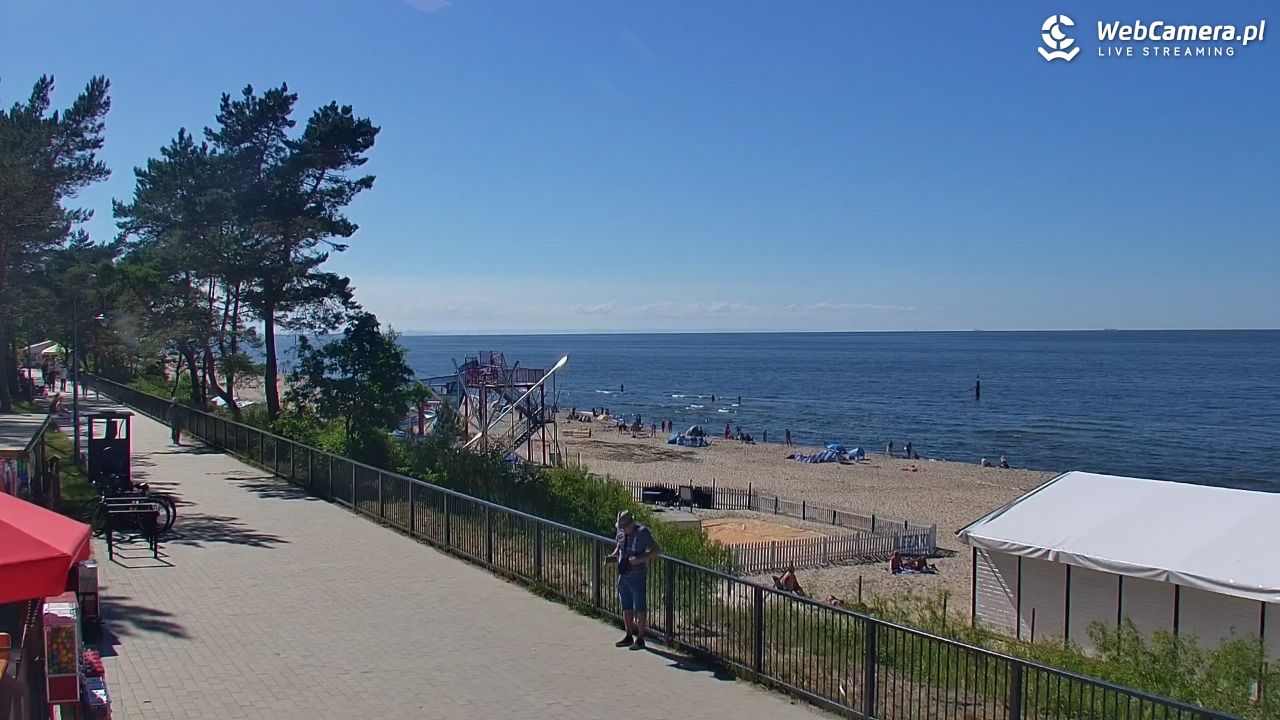 STEGNA  - widok na plażę - 23 czerwiec 2026, 16:09