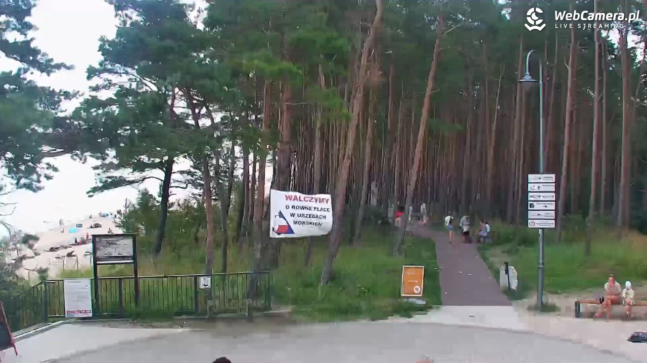 STEGNA  - widok na plażę - 06 sierpień 2026, 18:04