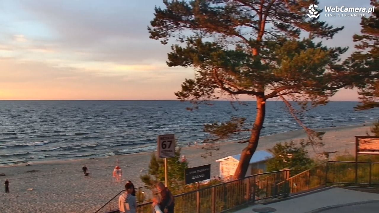 STEGNA  - widok na plażę - 22 czerwiec 2026, 21:15