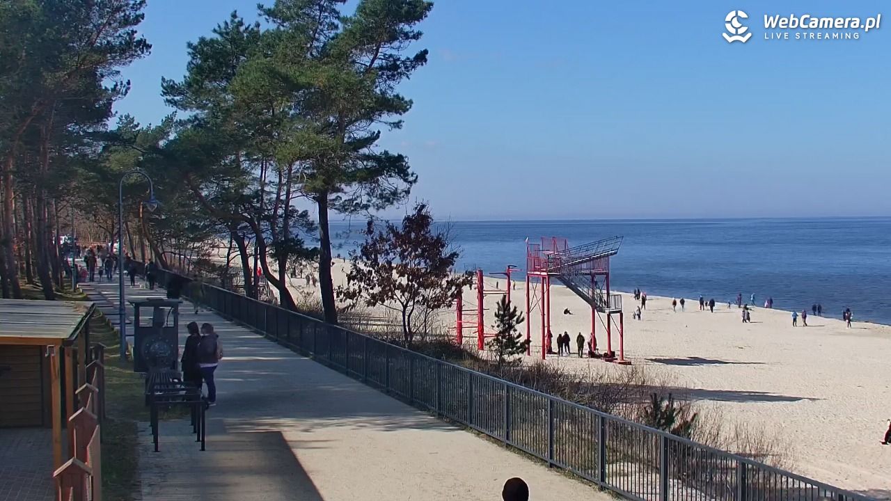 STEGNA  - widok na plażę - 22 marzec 2026, 11:49