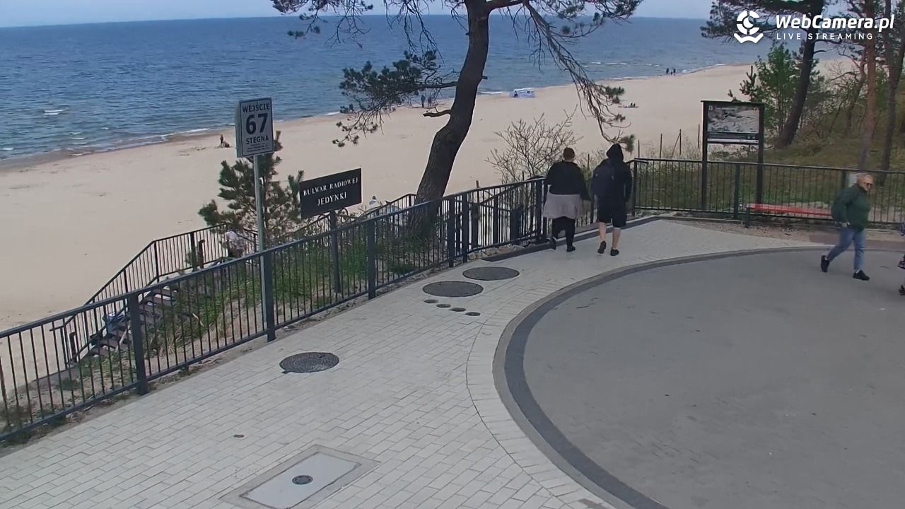 STEGNA  - widok na plażę - 04 maj 2026, 13:50