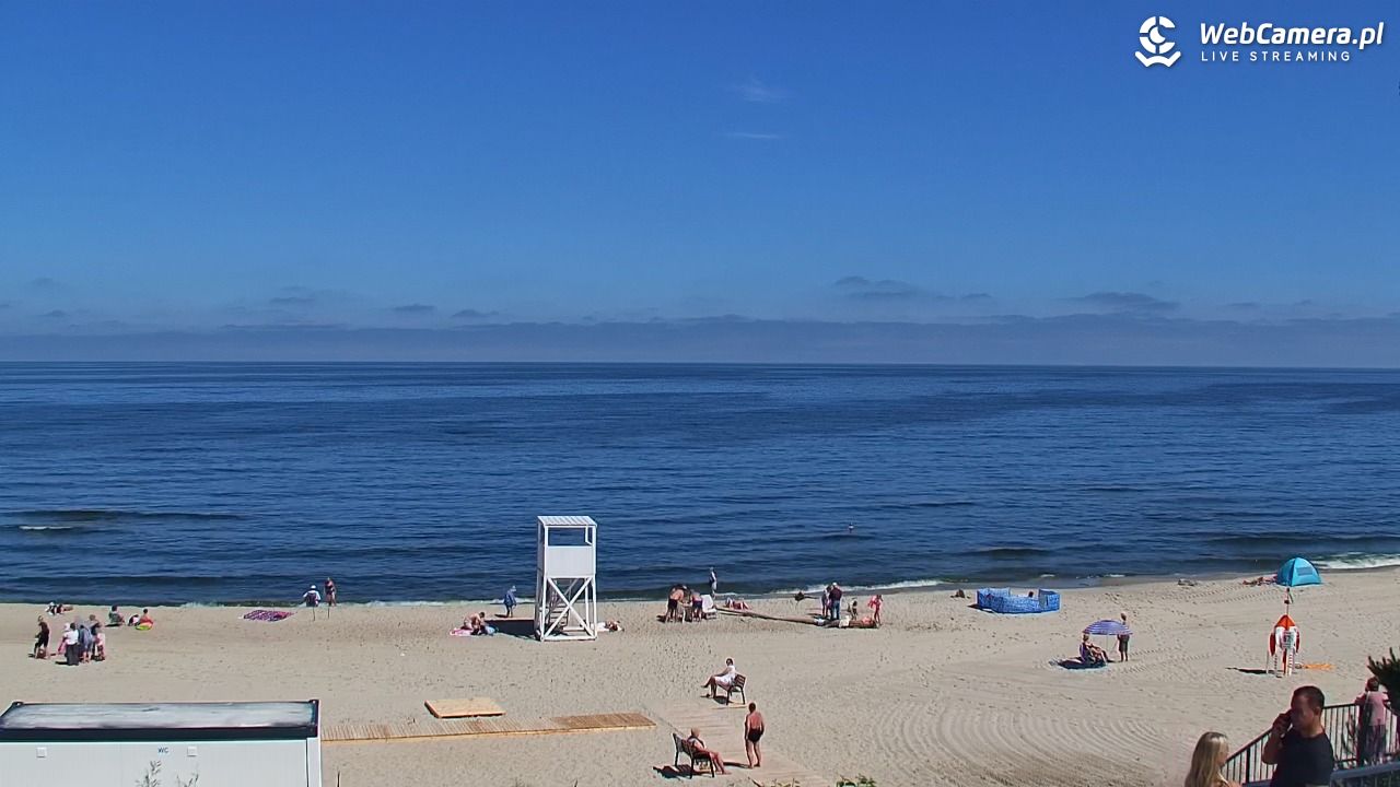 STEGNA  - widok na plażę - 23 czerwiec 2026, 11:05