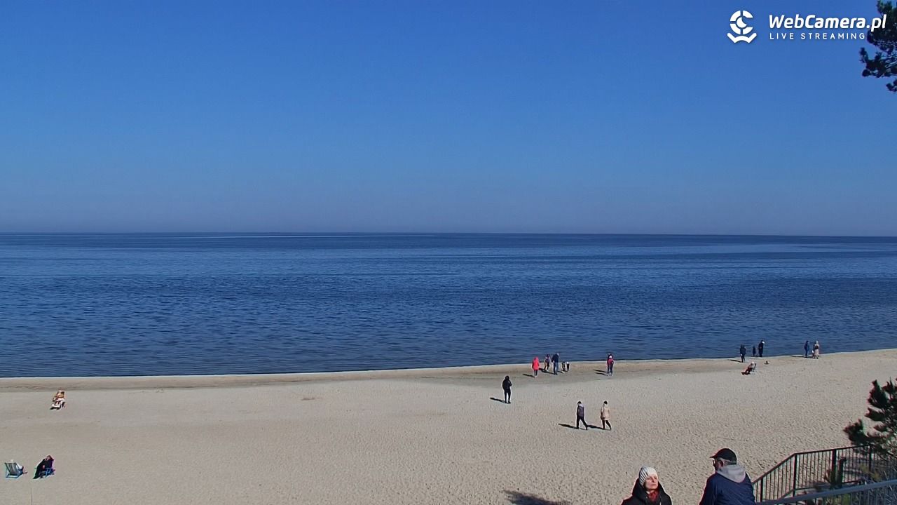 STEGNA  - widok na plażę - 22 marzec 2026, 11:14