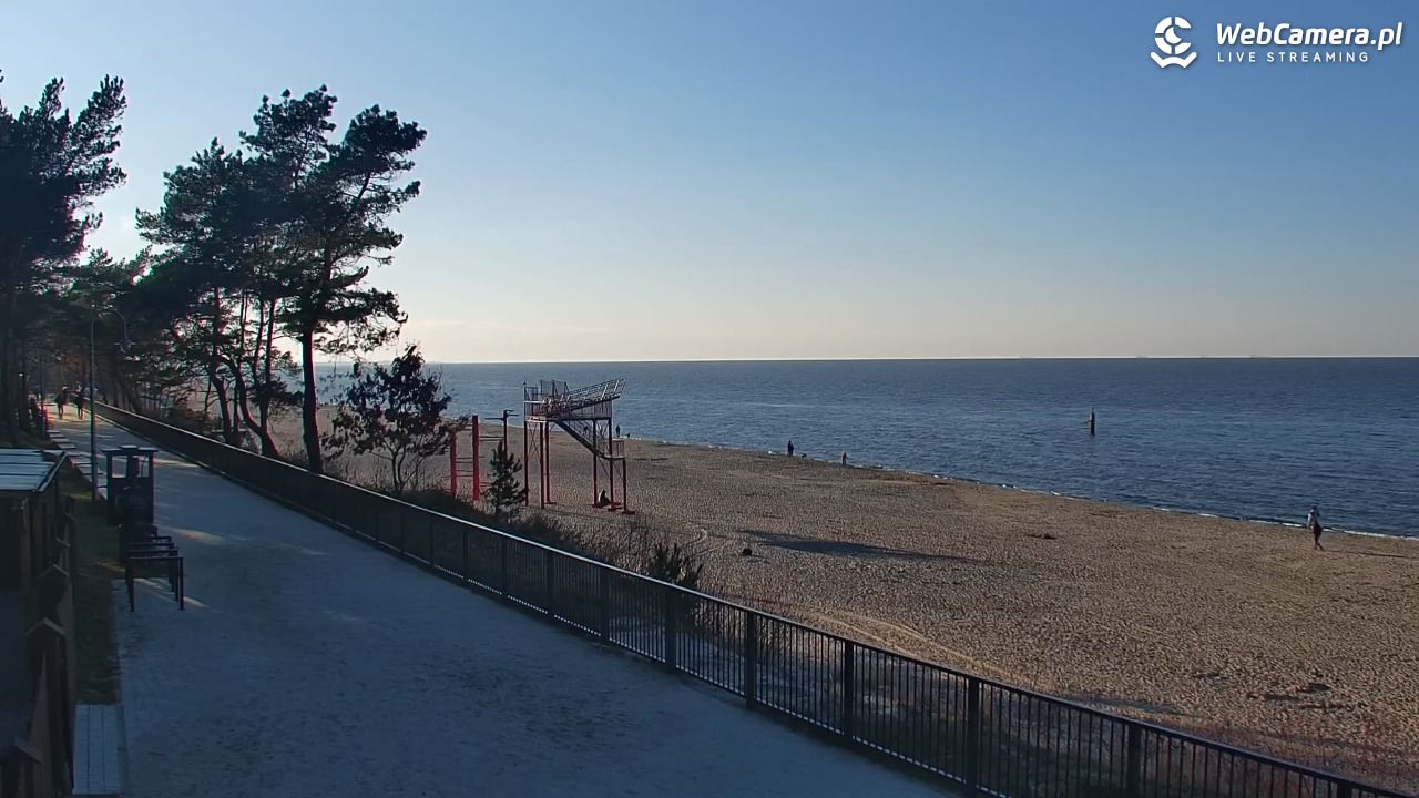 STEGNA  - widok na plażę - 21 marzec 2026, 16:12