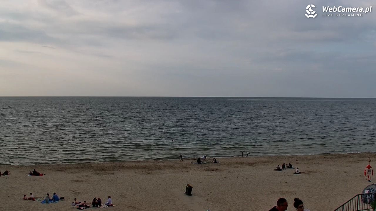 STEGNA  - widok na plażę - 27 lipiec 2025, 19:06