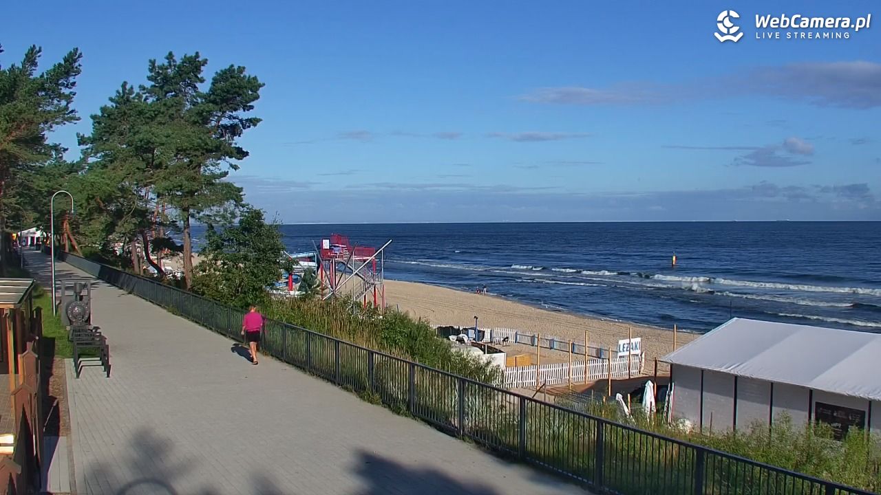 STEGNA  - widok na plażę - 07 sierpień 2026, 07:38