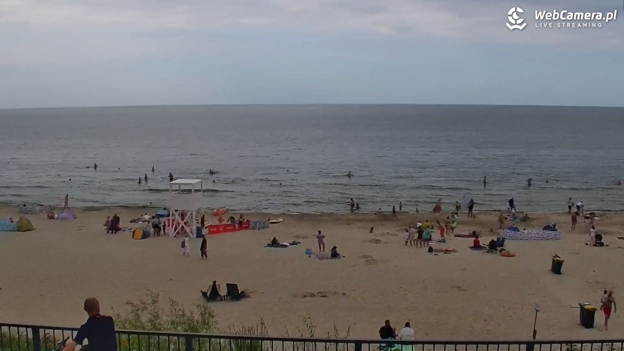 STEGNA  - widok na plażę - 27 lipiec 2025, 16:18