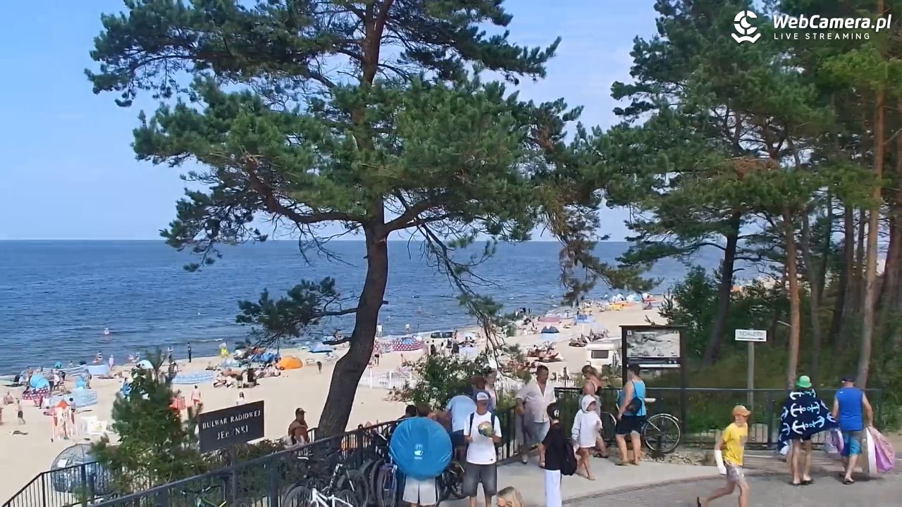 STEGNA  - widok na plażę - 27 lipiec 2025, 14:37