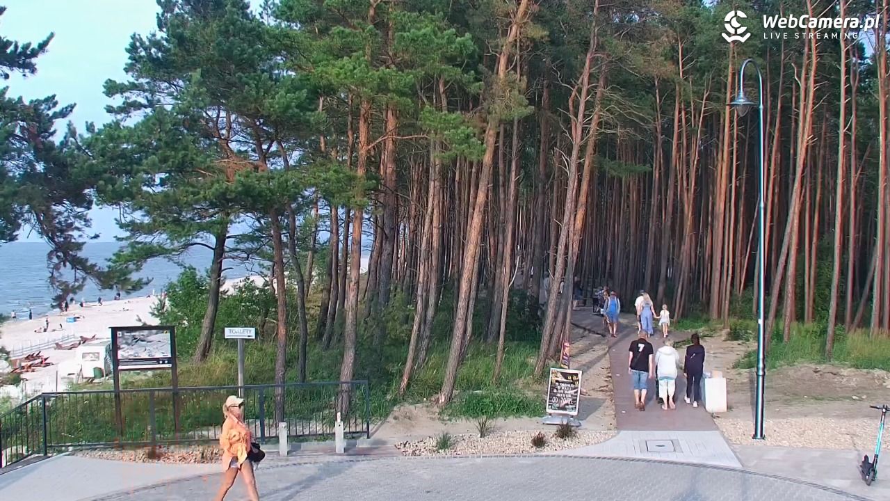 STEGNA  - widok na plażę - 27 lipiec 2025, 18:44