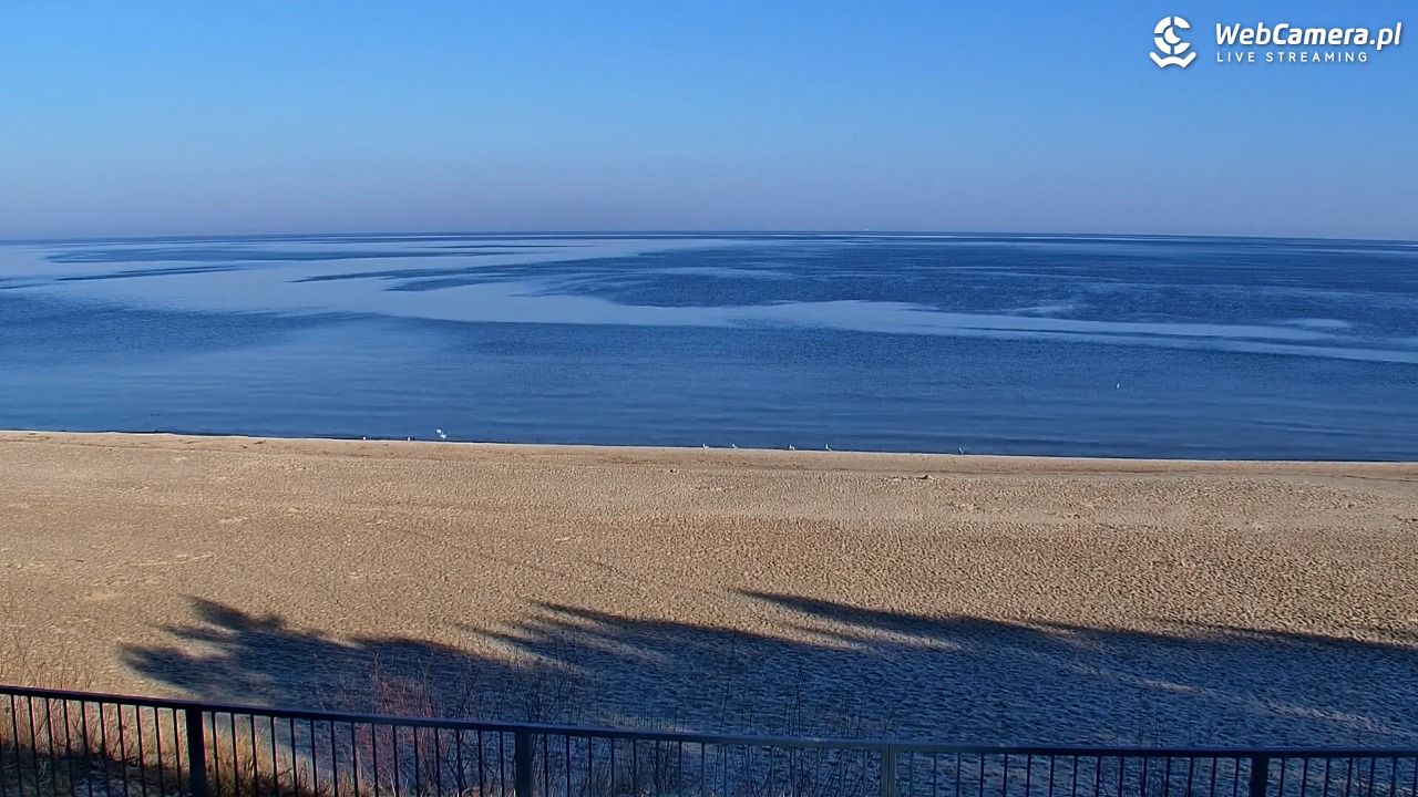 STEGNA  - widok na plażę - 22 marzec 2026, 08:23