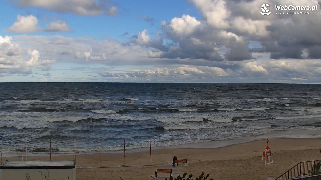 STEGNA  - widok na plażę - 23 wresień 2026, 09:59
