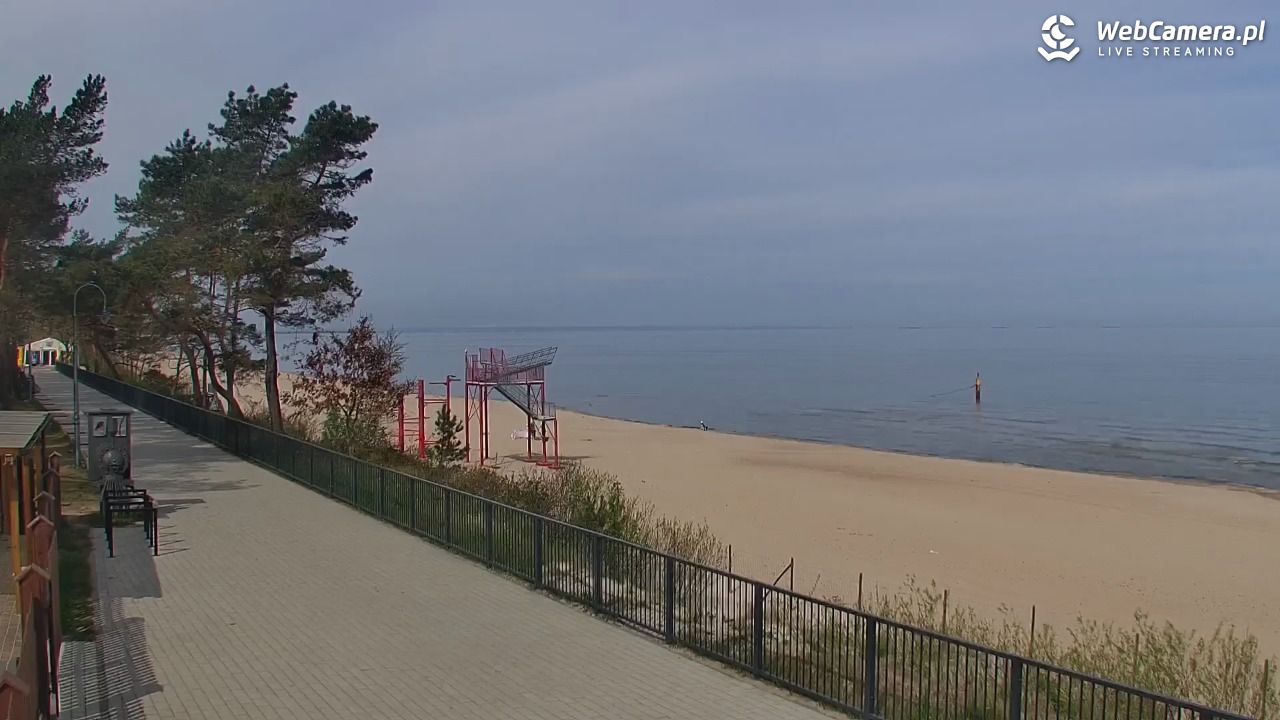 STEGNA  - widok na plażę - 05 maj 2026, 10:08