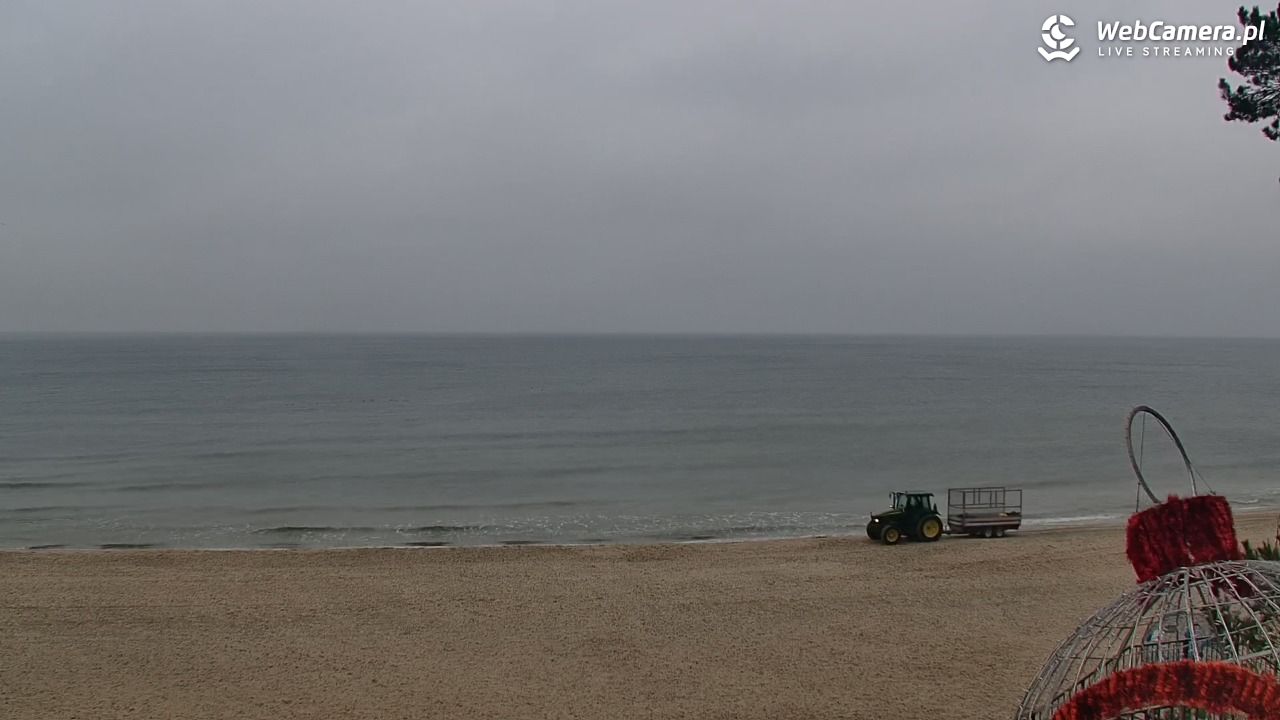 STEGNA  - widok na plażę - 15 grudzień 2025, 12:51