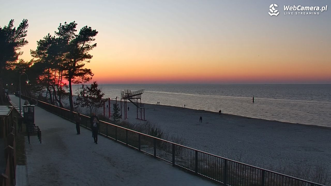 STEGNA  - widok na plażę - 22 marzec 2026, 17:59