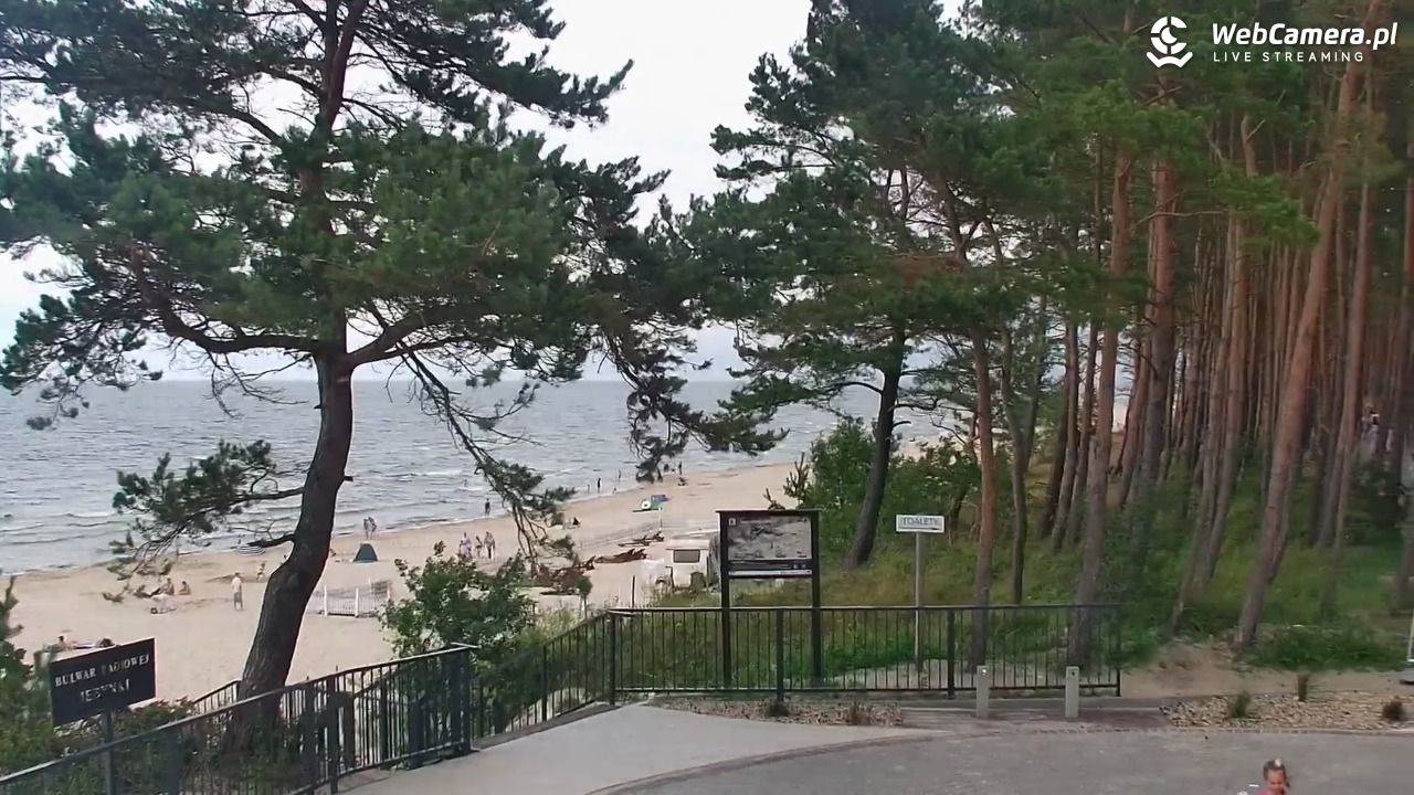 STEGNA  - widok na plażę - 26 lipiec 2025, 18:50