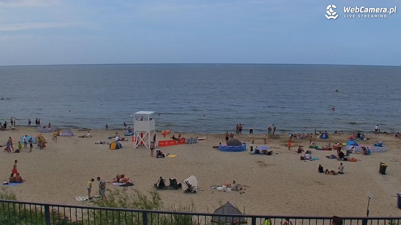 STEGNA  - widok na plażę - 27 lipiec 2025, 15:47
