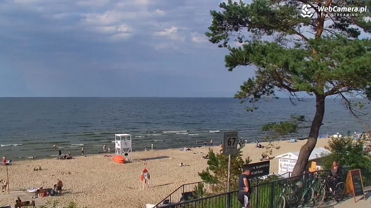 STEGNA  - widok na plażę - 06 sierpień 2026, 17:10