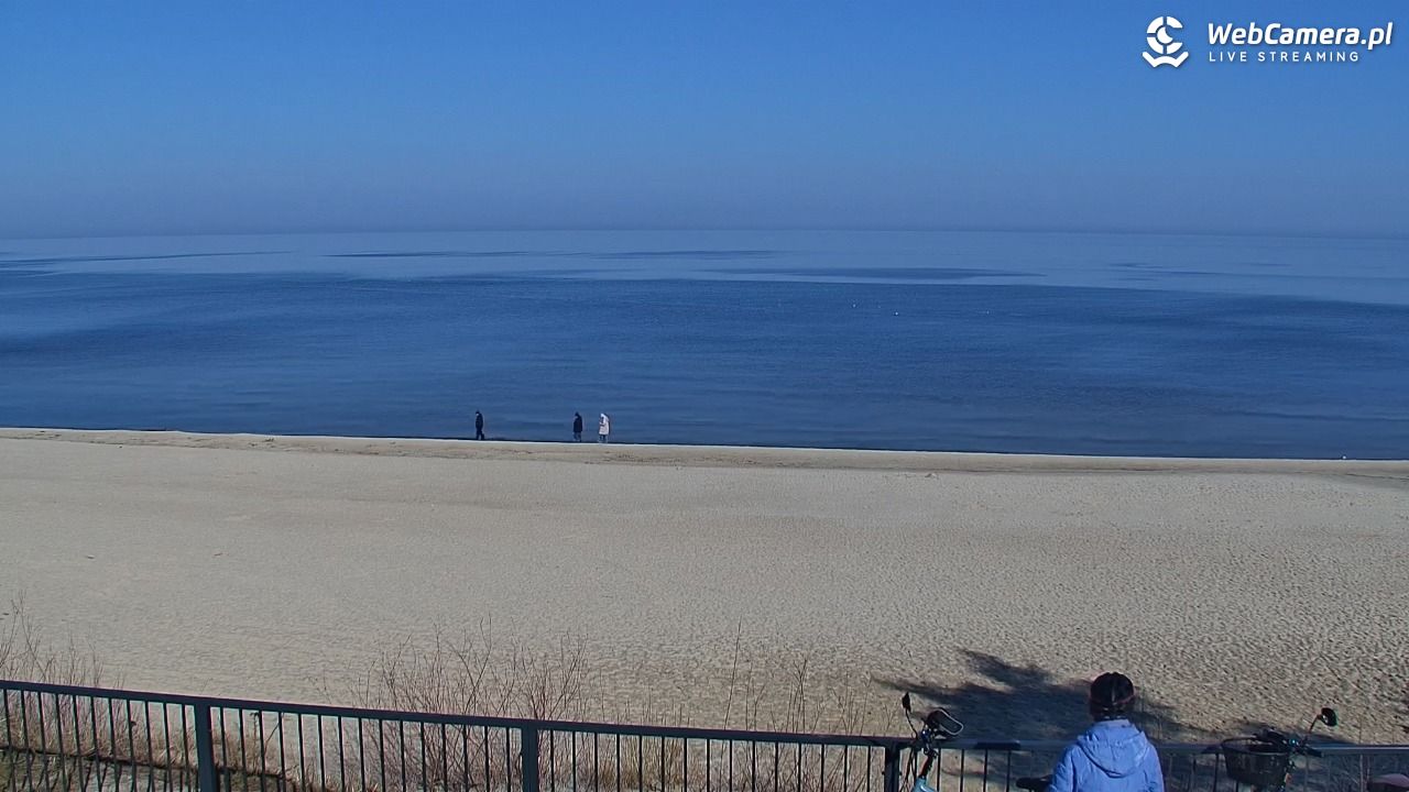 STEGNA  - widok na plażę - 22 marzec 2026, 09:53