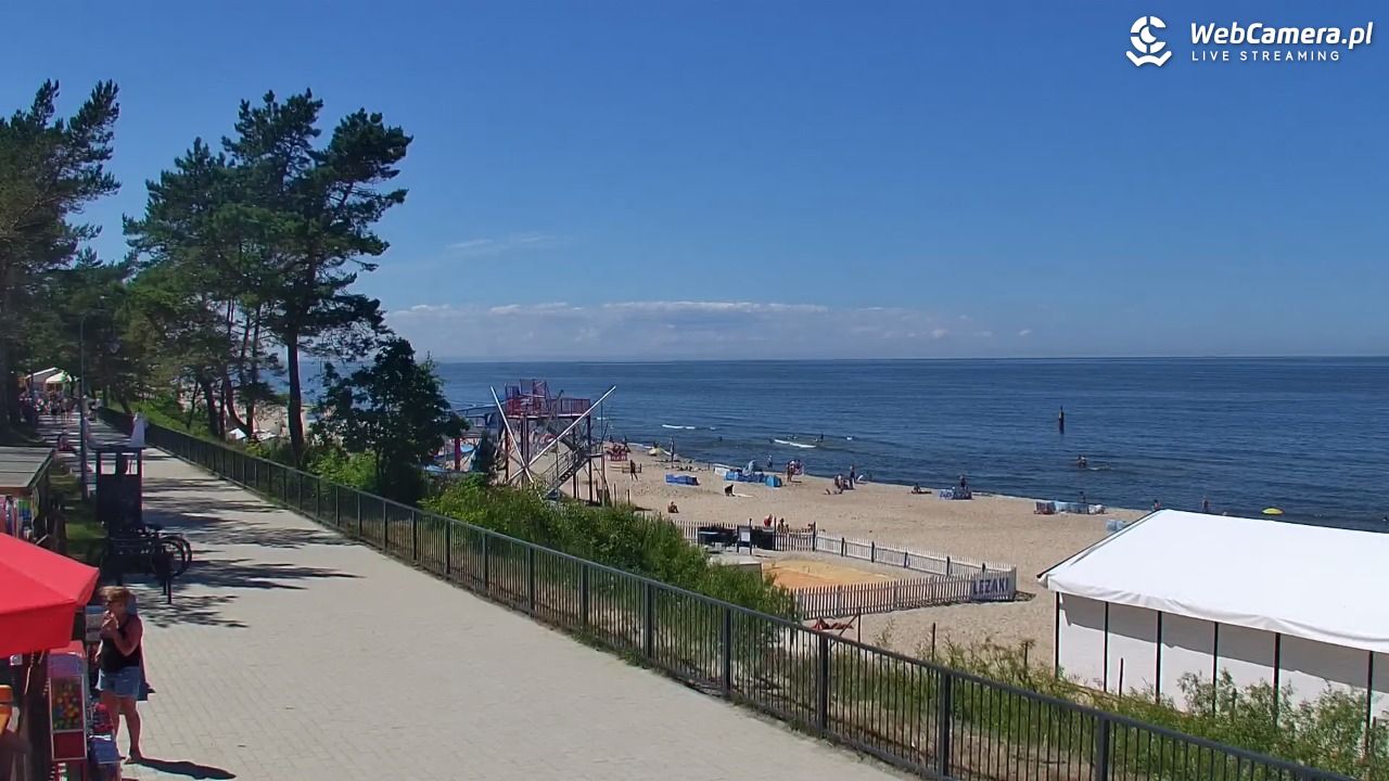 STEGNA  - widok na plażę - 23 czerwiec 2026, 14:20