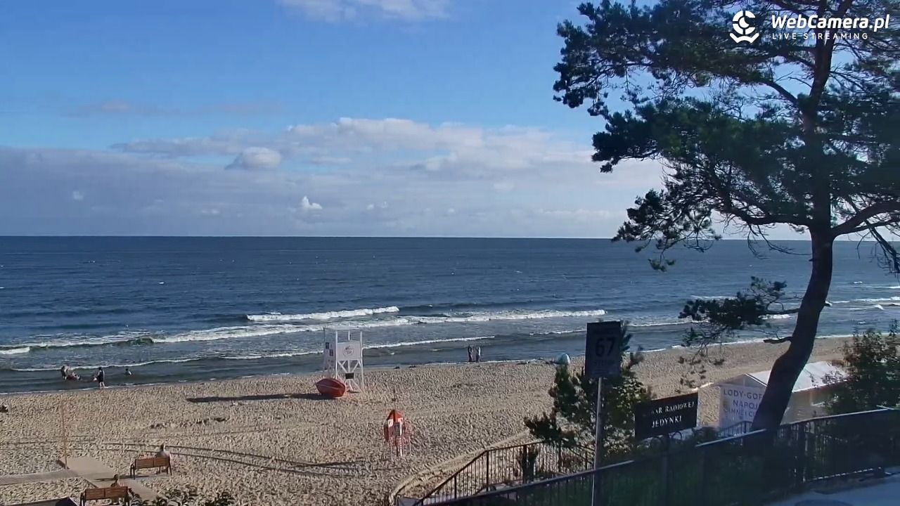 STEGNA  - widok na plażę - 07 sierpień 2026, 08:14