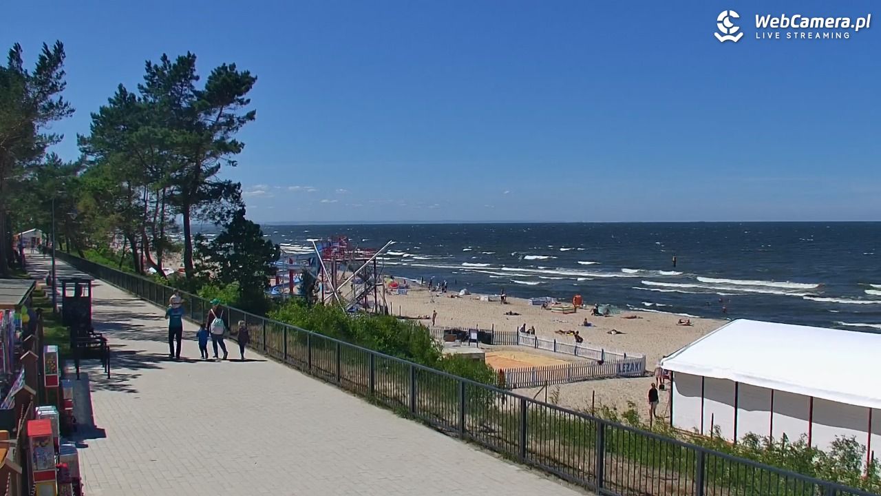 STEGNA  - widok na plażę - 22 czerwiec 2026, 14:13