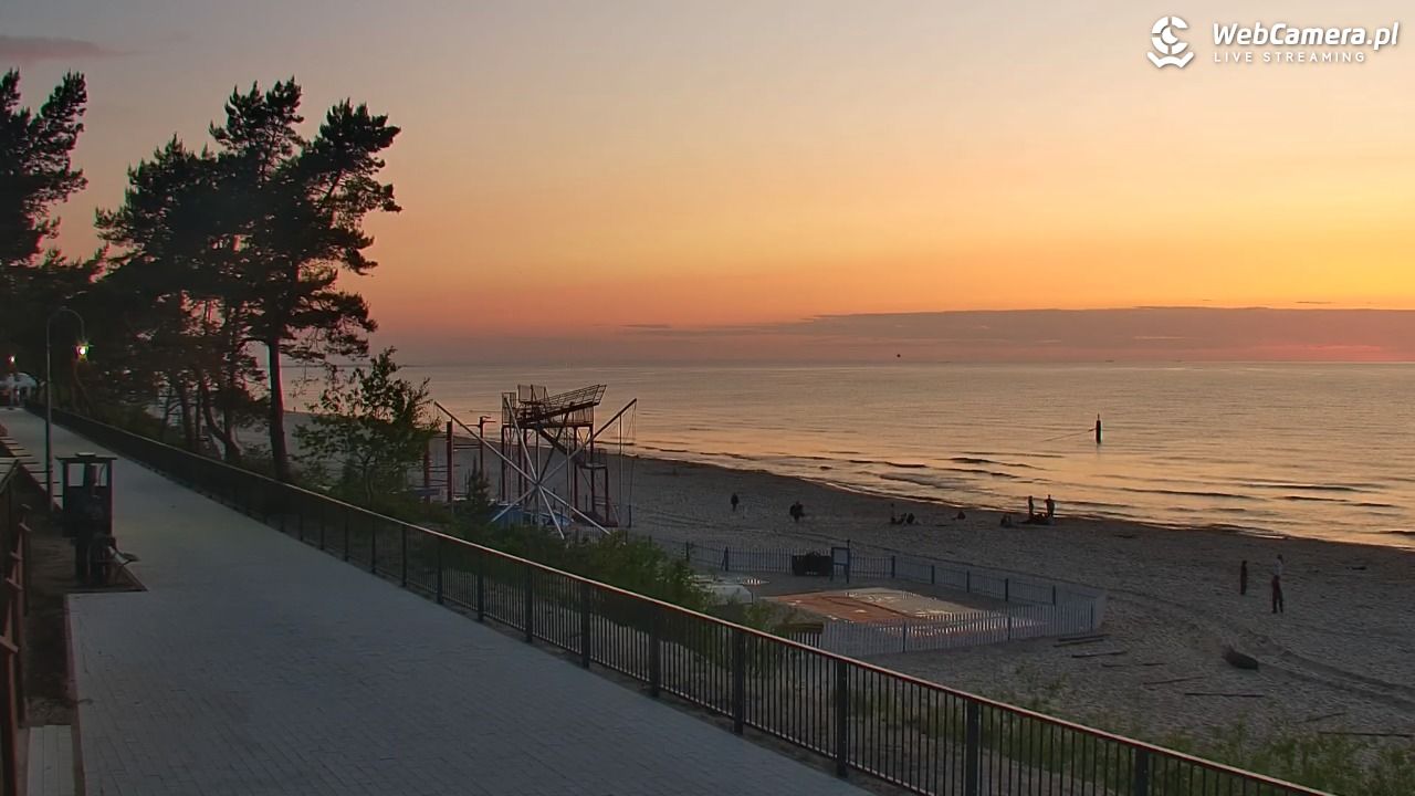 STEGNA  - widok na plażę - 02 czerwiec 2025, 21:15