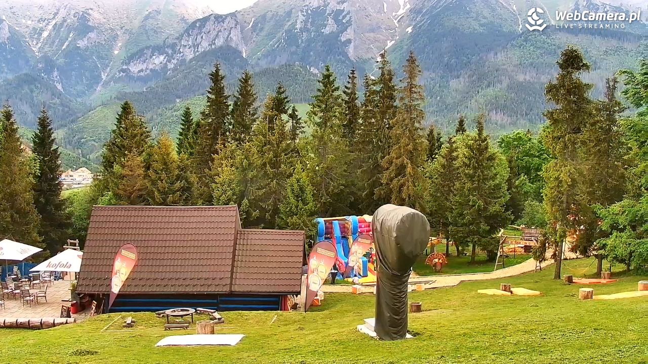 Ski Centrum Strachan - widok z górnej stacji NOWOŚĆ - 05 czerwiec 2026, 15:57
