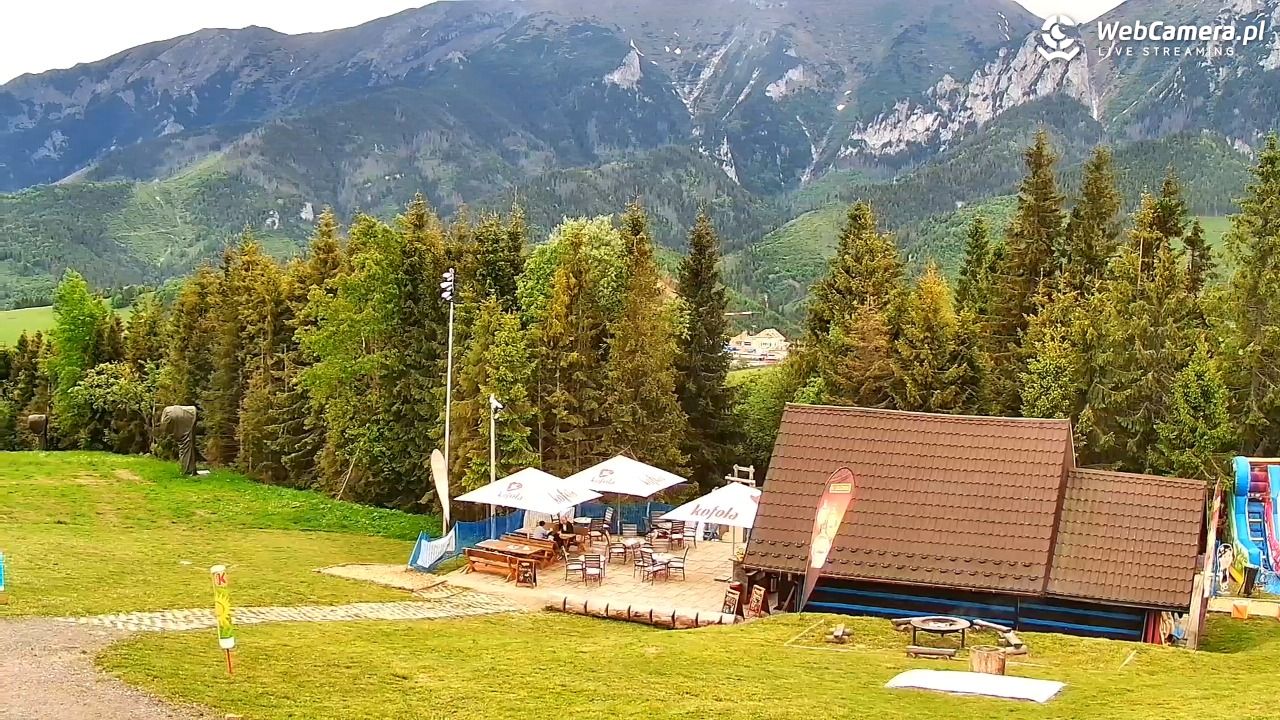 Ski Centrum Strachan - widok z górnej stacji NOWOŚĆ - 06 czerwiec 2026, 16:18