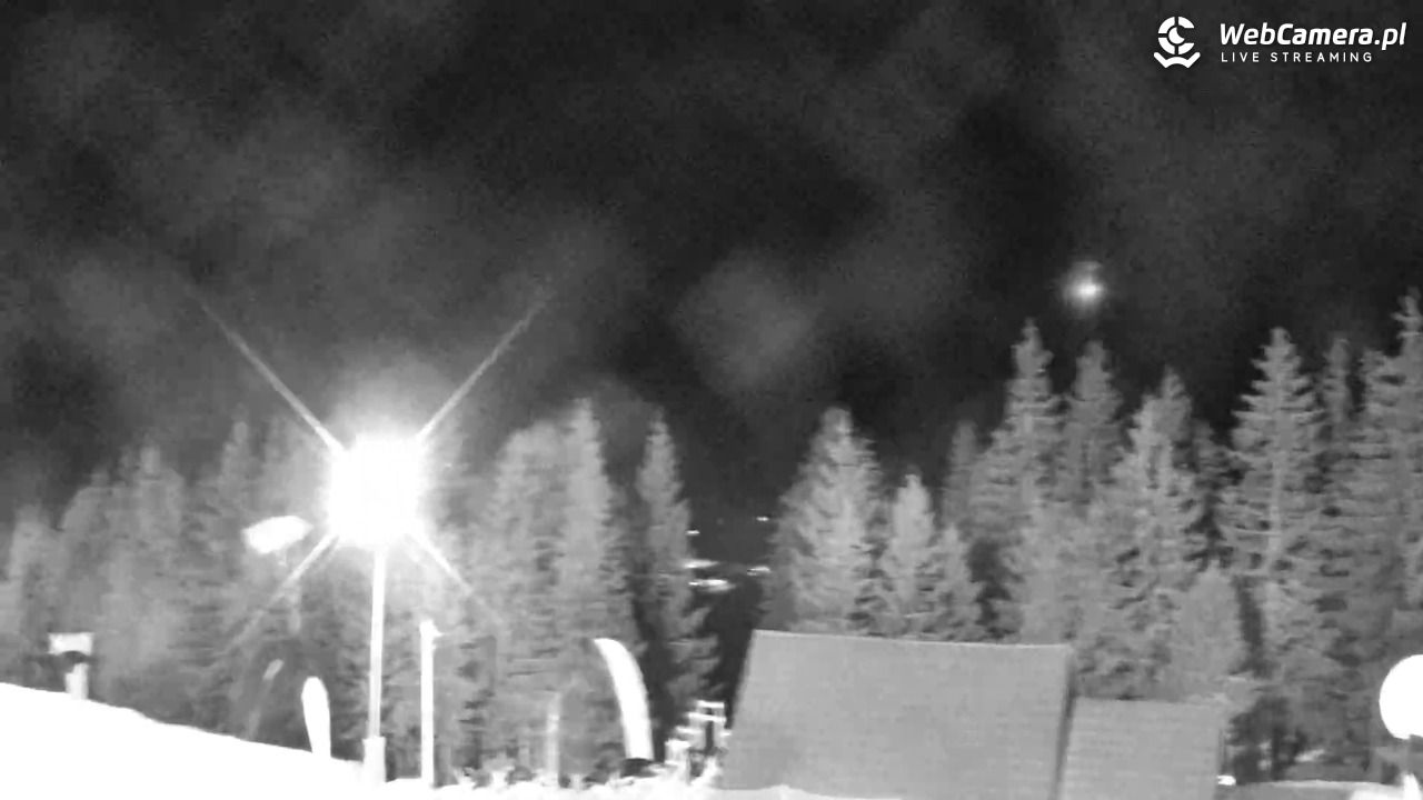 Ski Centrum Strachan - widok z górnej stacji NOWOŚĆ - 05 marzec 2026, 18:47