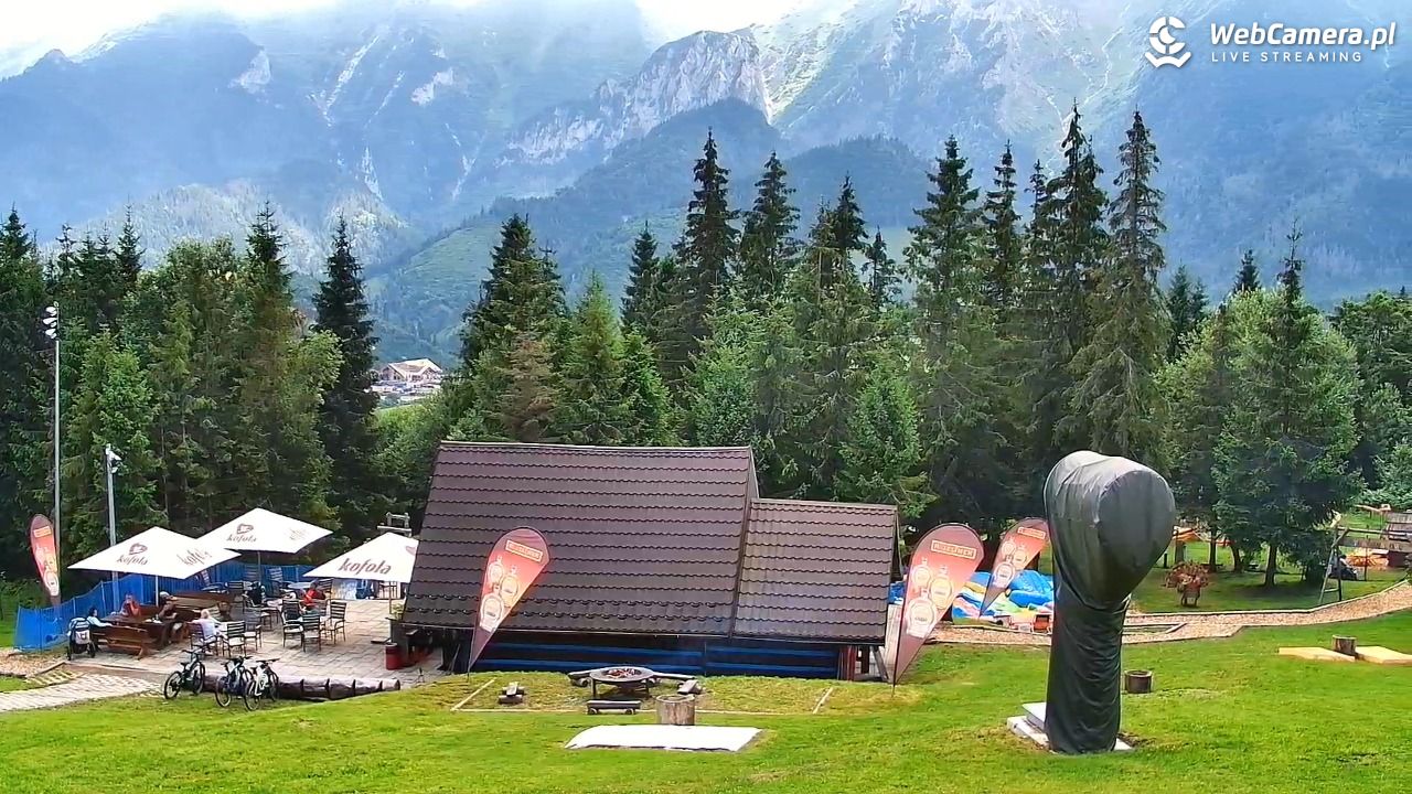 Ski Centrum Strachan - widok z górnej stacji NOWOŚĆ - 19 lipiec 2026, 13:40