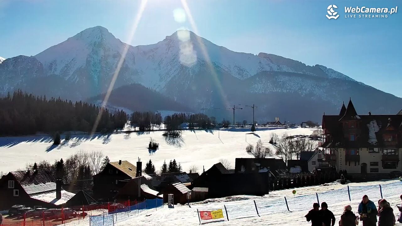 Ski Centrum Strachan - widok na stok NOWOŚĆ - 28 luty 2026, 14:13