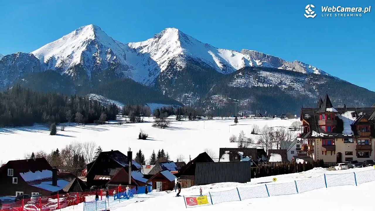 Ski Centrum Strachan - widok na stok NOWOŚĆ - 28 luty 2026, 09:51