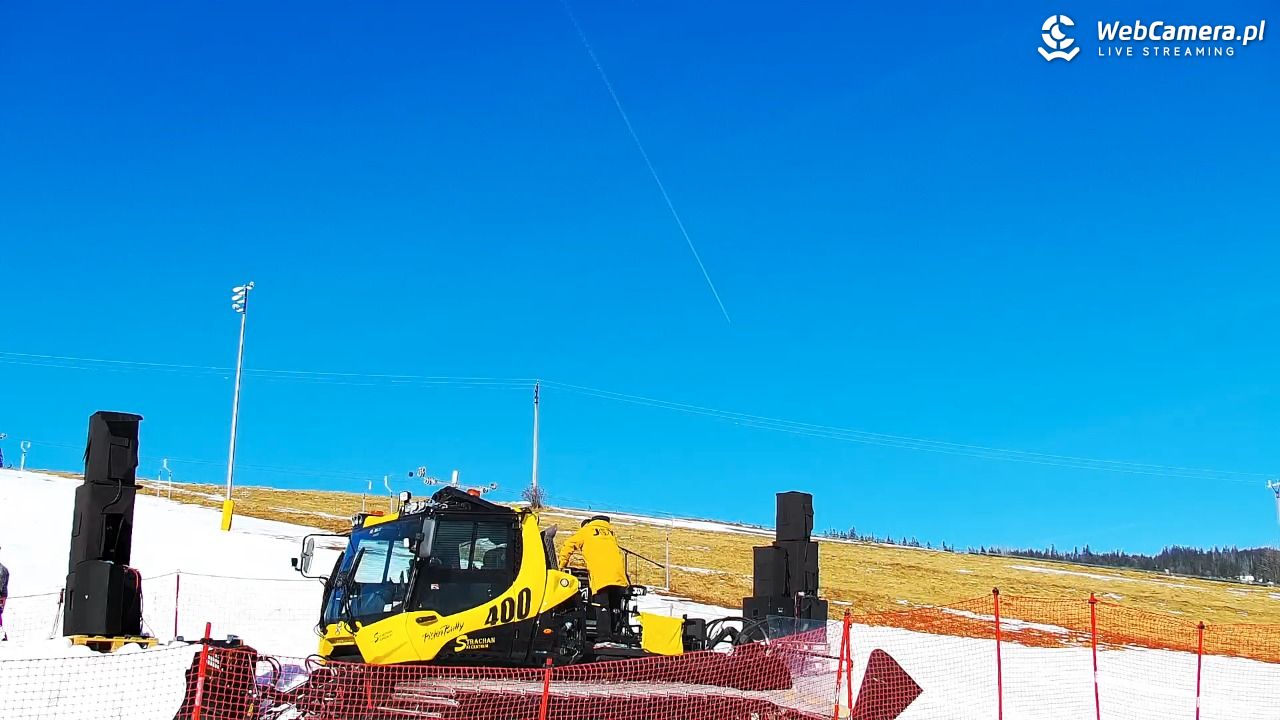 Ski Centrum Strachan - widok na stok NOWOŚĆ - 28 luty 2026, 13:08