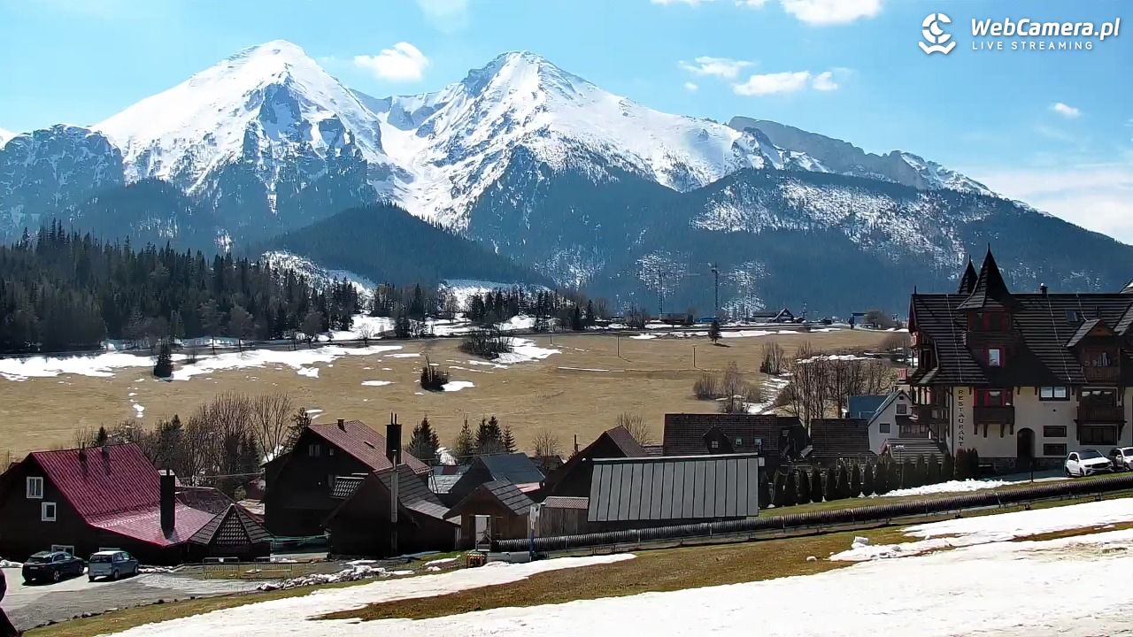 Ski Centrum Strachan - widok na stok NOWOŚĆ - 10 kwiecień 2026, 13:36