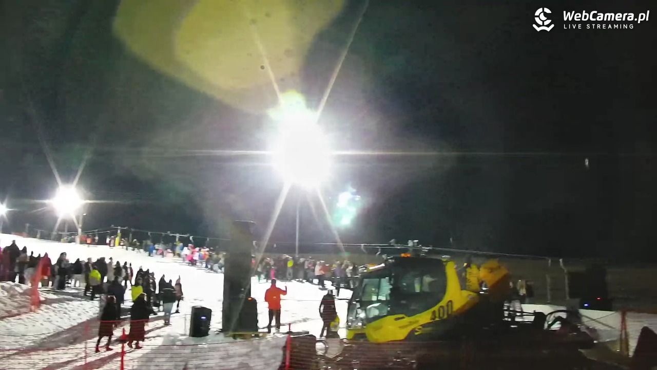Ski Centrum Strachan - widok na stok NOWOŚĆ - 28 luty 2026, 20:08