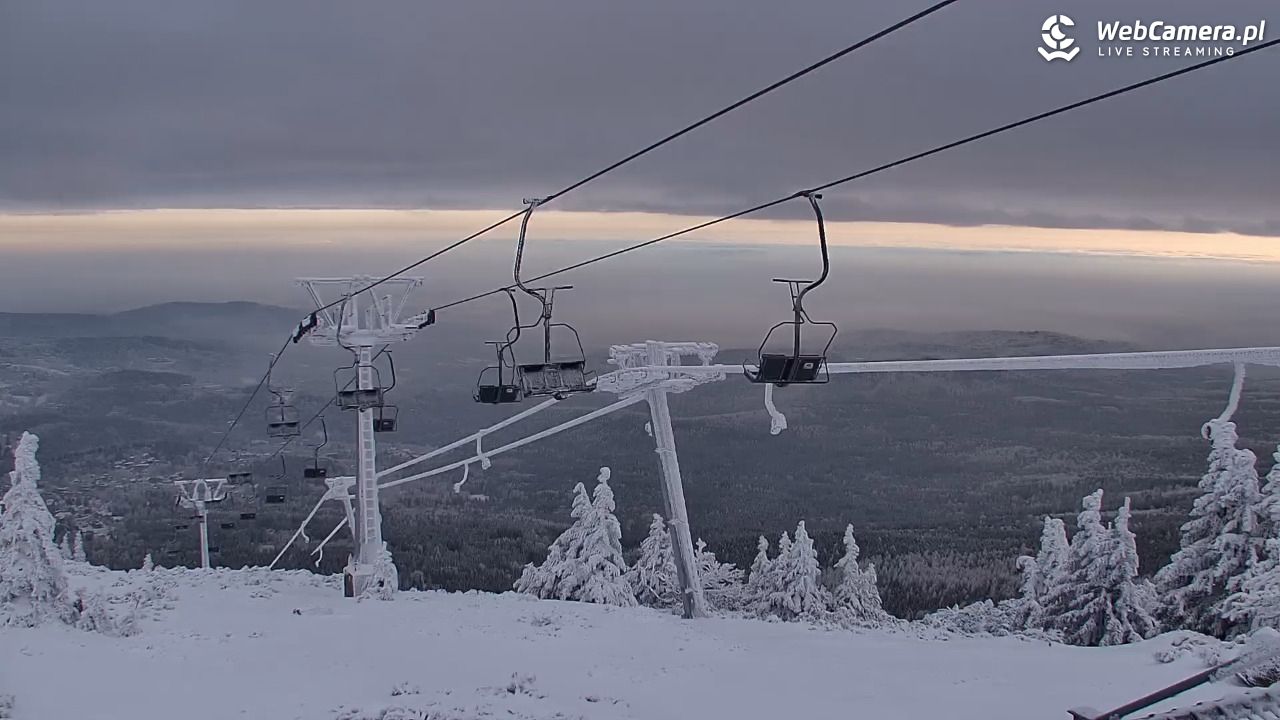 Szklarska Poręba widok ze Szrenicy - 01 luty 2026, 08:11