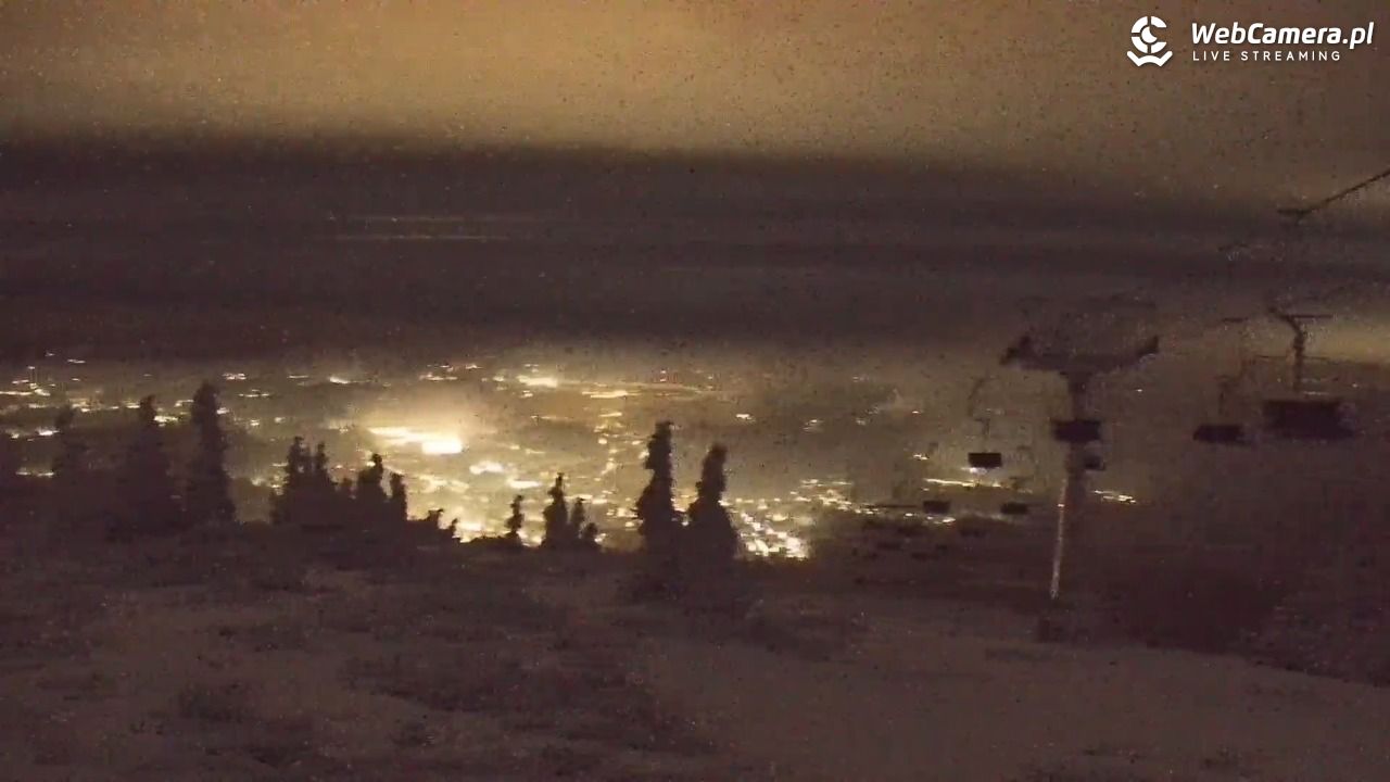 Szklarska Poręba widok ze Szrenicy - 01 luty 2026, 19:20