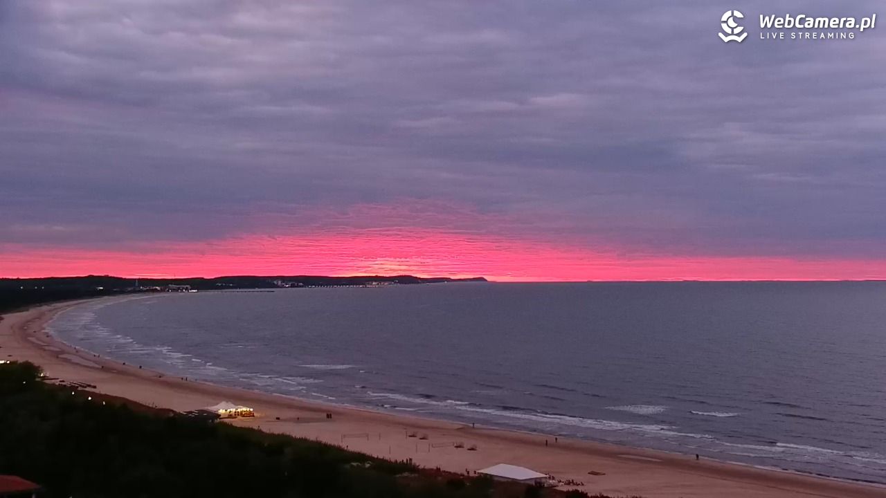 ŚWINOUJŚCIE - widok na plaże i morze - 15 maj 2025, 21:19