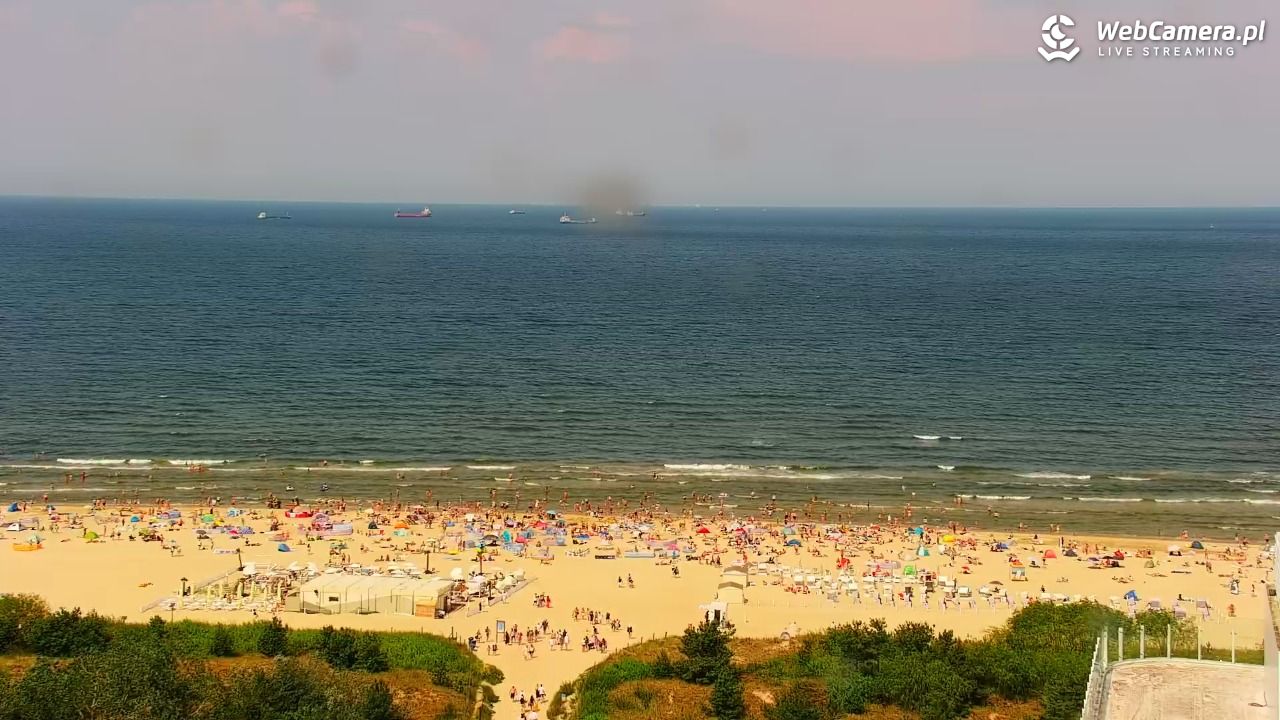 ŚWINOUJŚCIE - widok na plaże i morze - 28 czerwiec 2026, 14:04