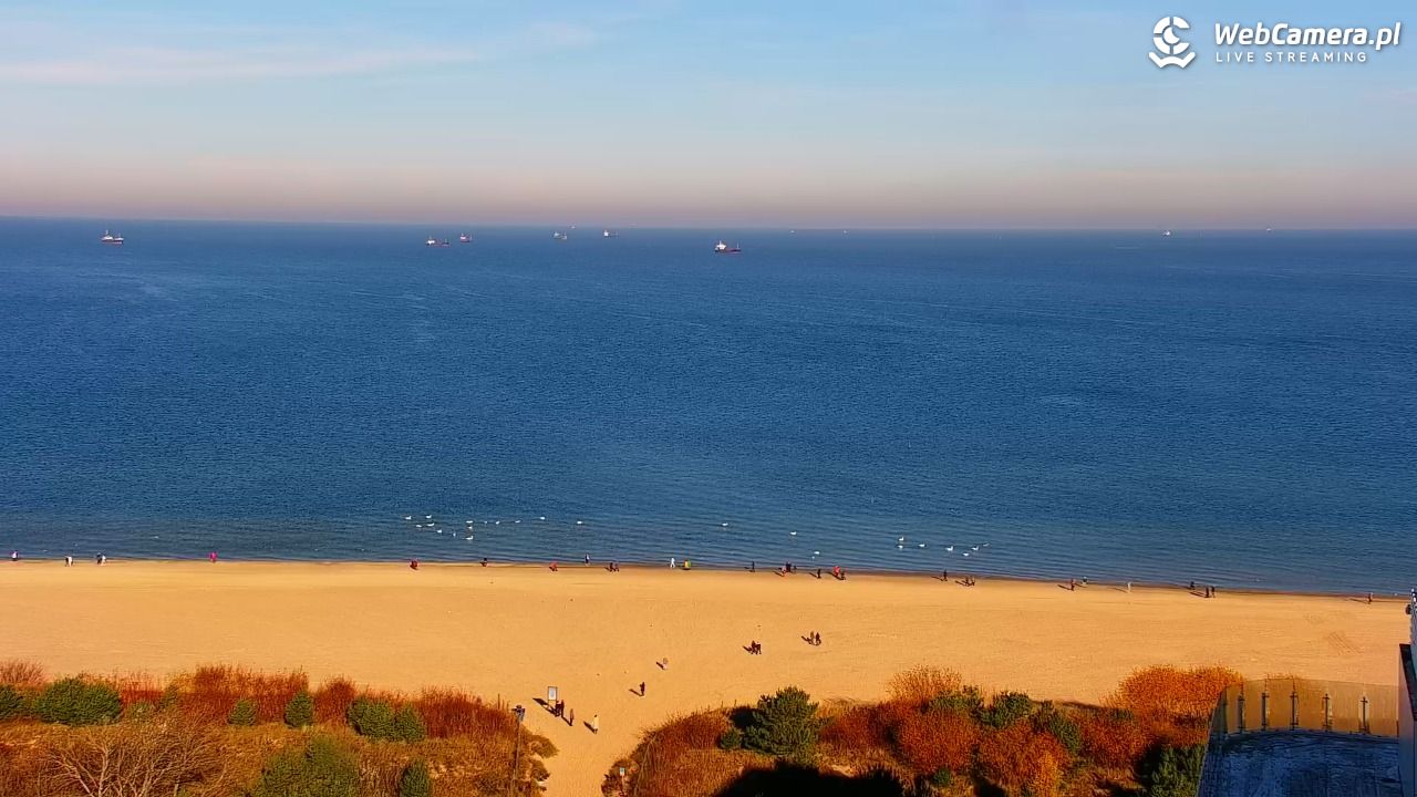 ŚWINOUJŚCIE - widok na plaże i morze - 06 listopad 2025, 10:31