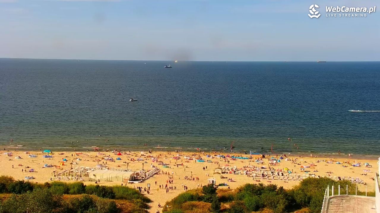 ŚWINOUJŚCIE - widok na plaże i morze - 12 sierpień 2026, 16:49