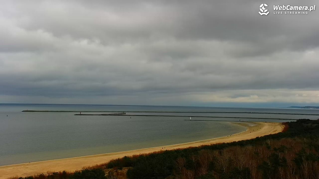 ŚWINOUJŚCIE - widok na plaże i morze - 30 marzec 2026, 12:35