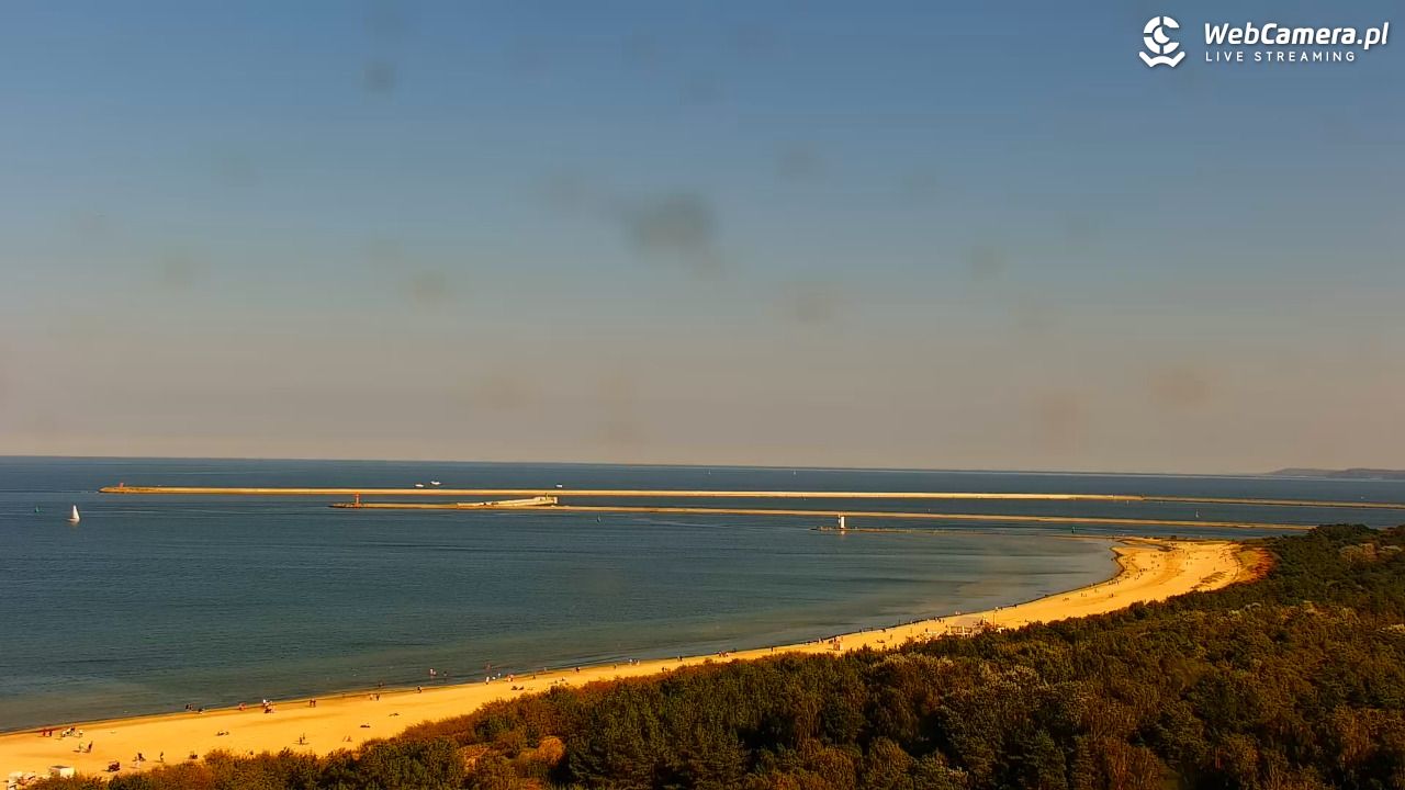 ŚWINOUJŚCIE - widok na plaże i morze - 27 wresień 2026, 13:15