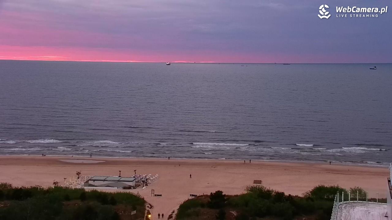 ŚWINOUJŚCIE - widok na plaże i morze - 15 maj 2025, 21:12