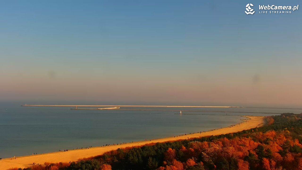 ŚWINOUJŚCIE - widok na plaże i morze - 08 listopad 2025, 10:40