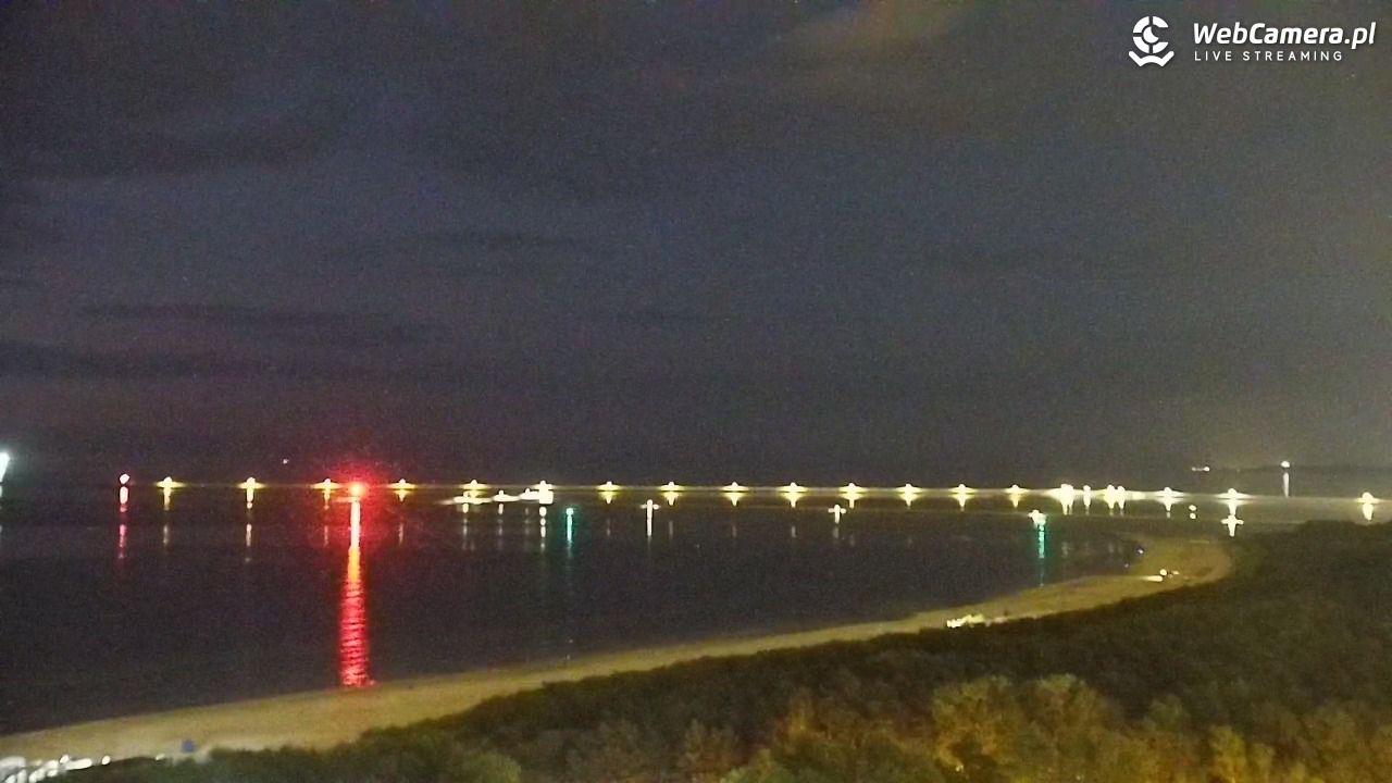 ŚWINOUJŚCIE - widok na plaże i morze - 24 lipiec 2025, 23:12